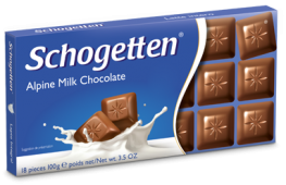 SOCOLA THANH SCHOGETTEN ALPINE MILK 100G
