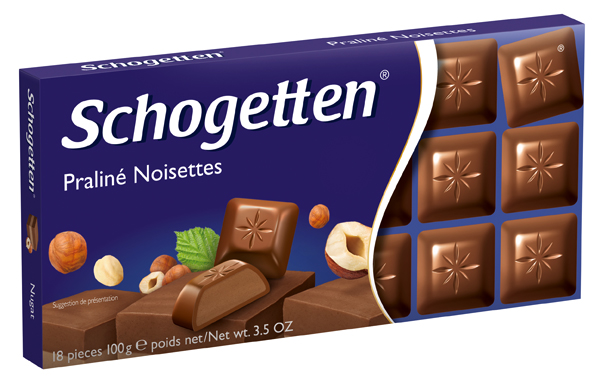 SOCOLA SCHOGETTEN PRALINE NOISETTES 100G