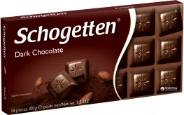 SOCOLA THANH SCHOGETTEN VỊ ĐẮNG DARK 100G
