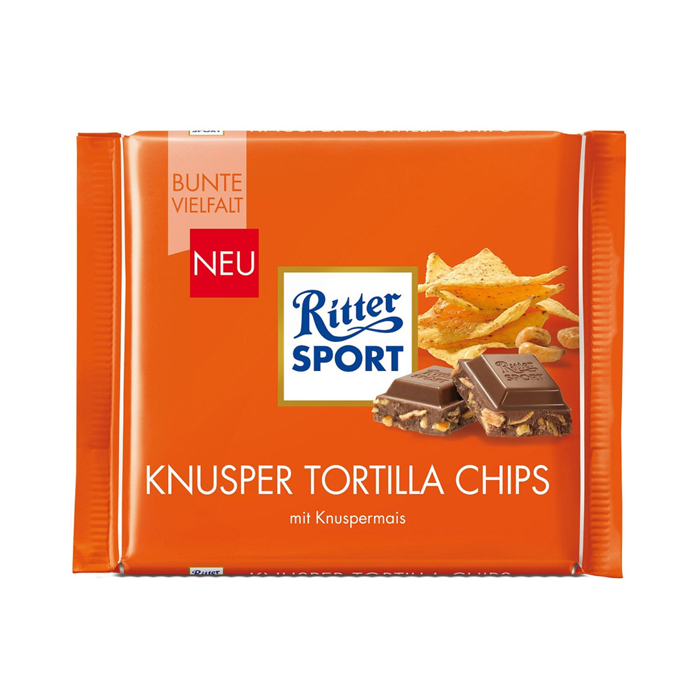 SOCOLA RITTER SPORT KNUSPER TORTILLA CHIPS 100G
