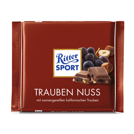 SOCOLA RITTER SPORT TRAUBEN NUSS 100G