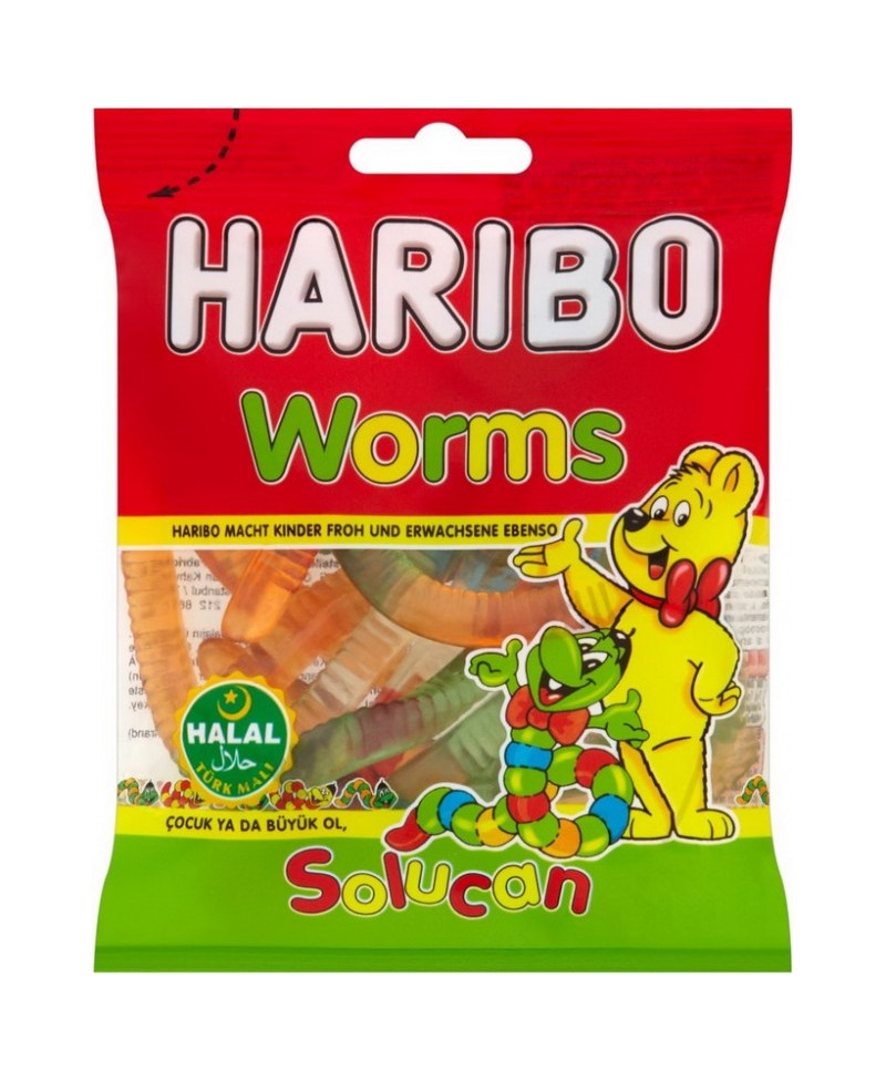 KẸO DẺO HARIBO WORMS 80G