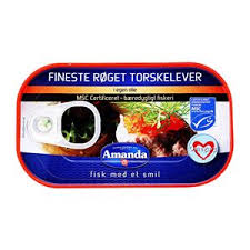 Gan cá tuyết xong khói Amanda 120g