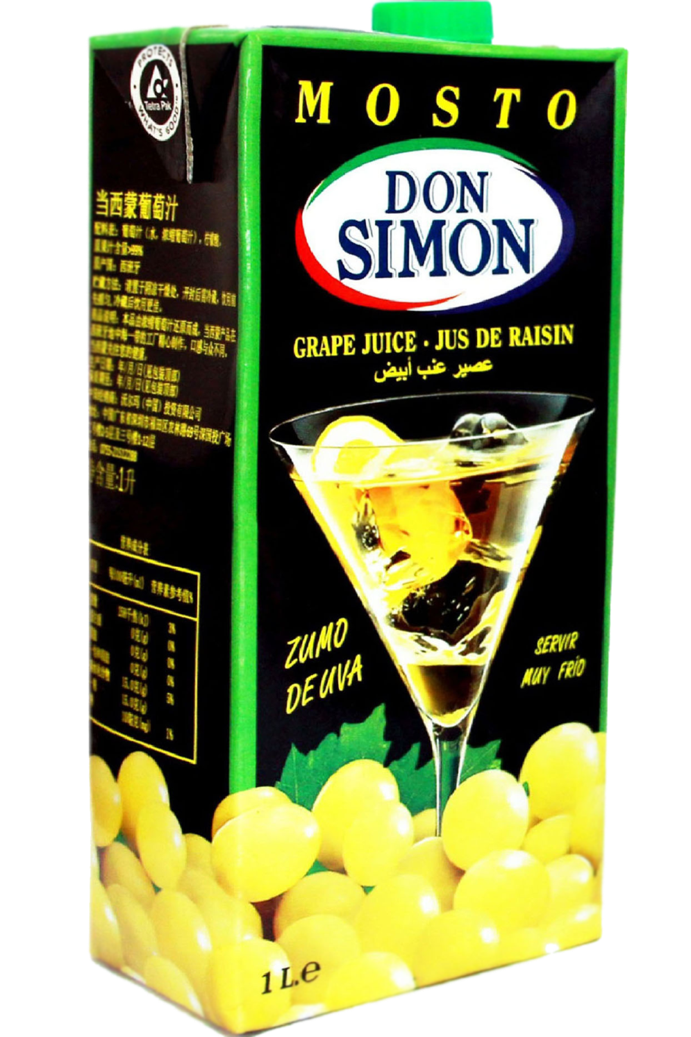 NƯỚC ÉP NHO TRẮNG SIMON 1l