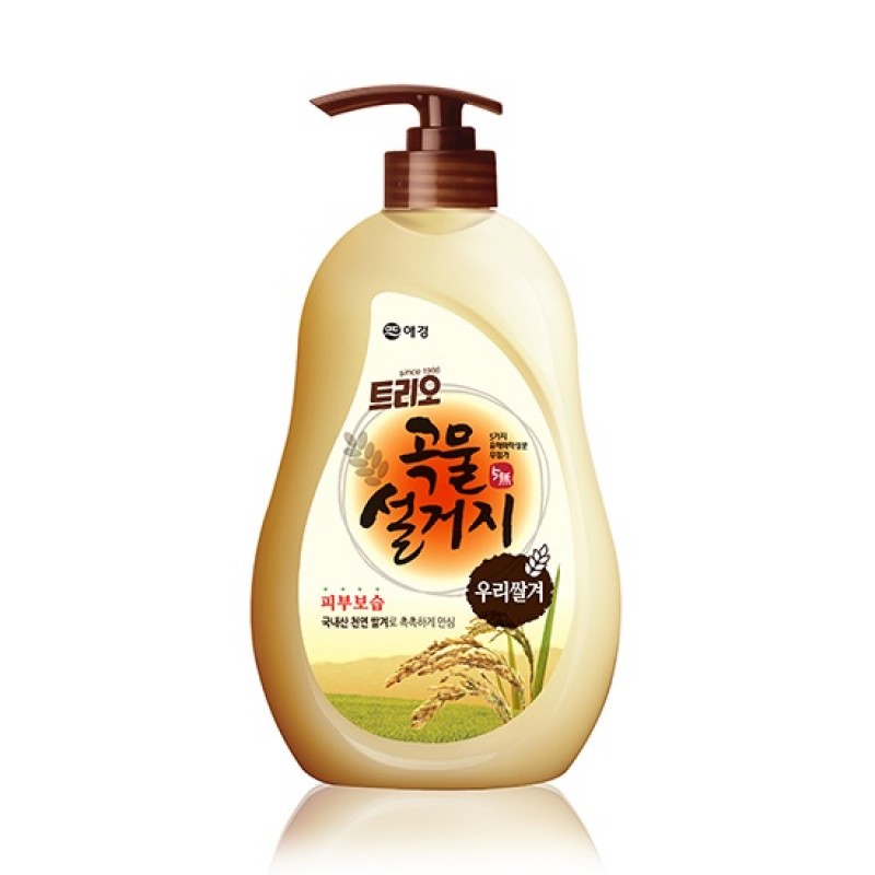 NƯỚC RỬA BÁT HÀN QUỐC LÚA MẠCH NẮP NÂU