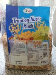 Ngũ cốc Bruggen Trauben-Nuss-Musli 1kg