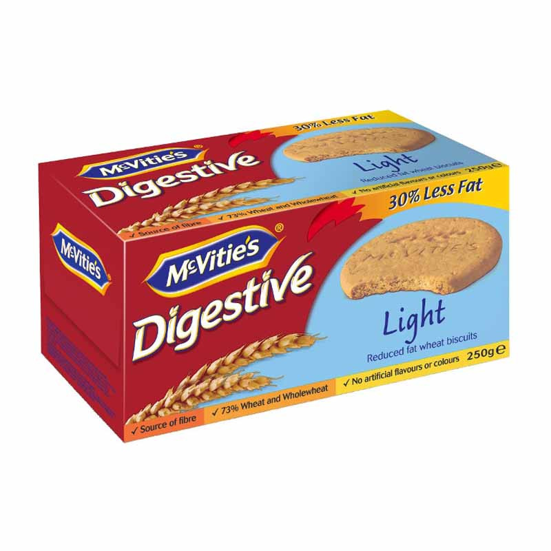 BÁNH MCVITLES DIGESTIVE LIGHT 250G