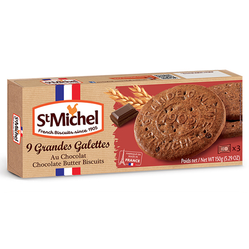 BÁNH ST MICHEL 9 GRANDES GALETTES VỊ SOCOLA 150G