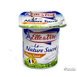 Sữa chua Elle&Vire vị tự nhiên hộp 125g