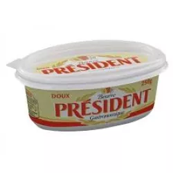 Bơ lạt 82% béo President 250g