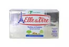 Bơ lạt 60% chất béo Elle&Vire 200g