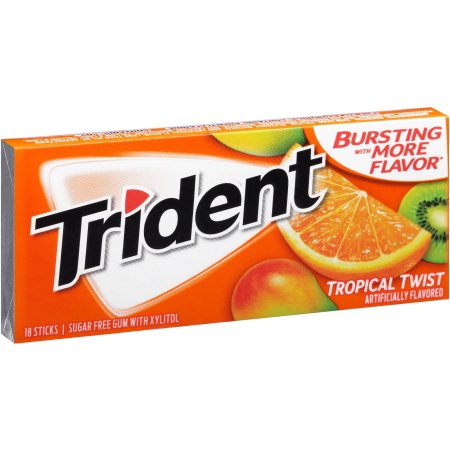 KẸO GUM TRIDENT CAM, KIWI