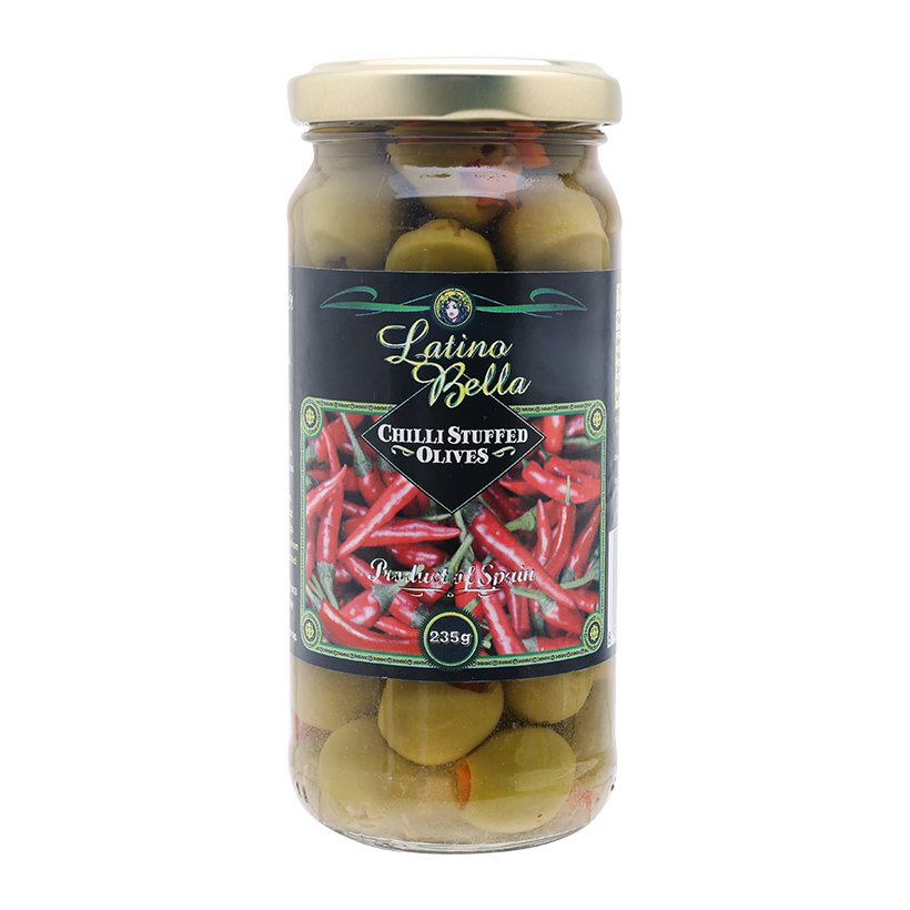 TRÁI OLIU NHÂN ỚT HIỆU LATINO BELIA 235G