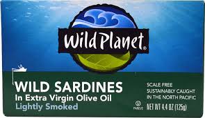 Cá mòi ngâm dầu oliu wild planet 80g