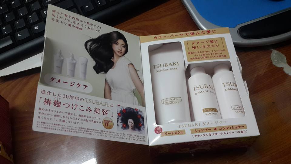 Bộ gội xả du lịch Tsubaki trắng