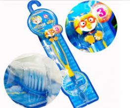 Bàn chải đánh răng trẻ em pororo xanh