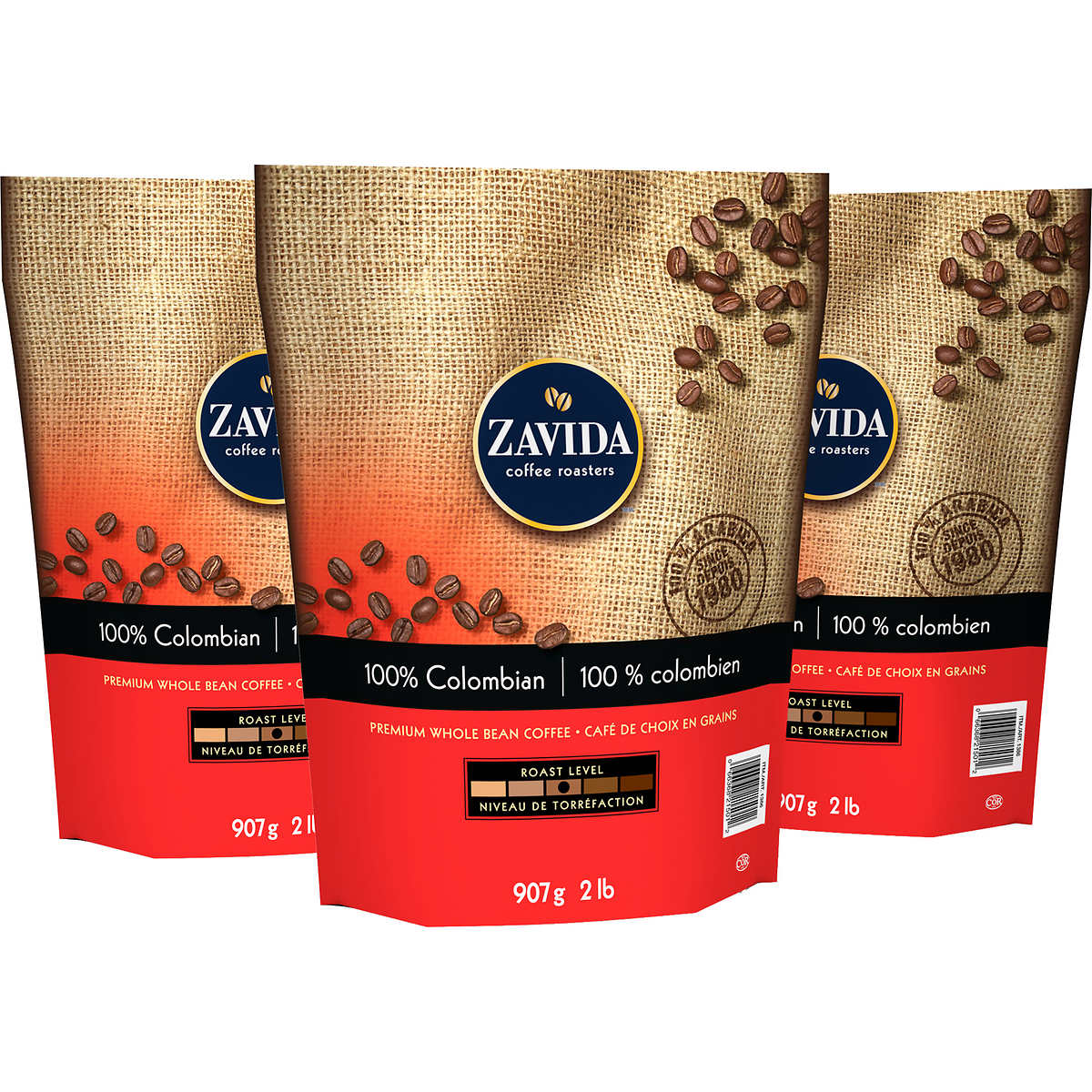 CÀ PHÊ HẠT NGUYÊN CHẤT ZAVIDA COFFEE ROASTERS 907G