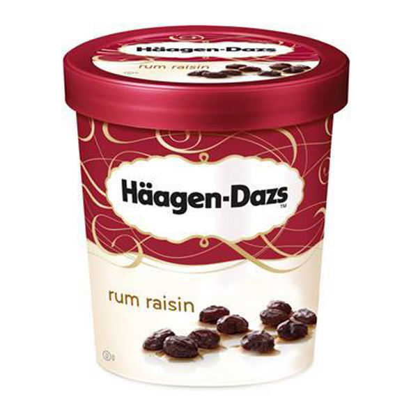 KEM HAAGEN DAZS VỊ NHO KHÔ 473ML