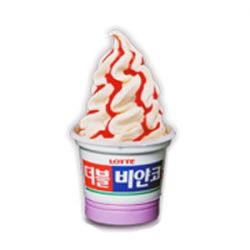 KEM HŨ LỐC XOÁY LOTTE VỊ DÂU