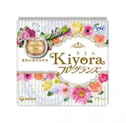 BĂNG VỆ SINH HÀNG NGÀY KIYORA  HAPPY FLORAL 72 MIẾNG