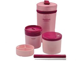 HỘP CƠM GIỮ NHIỆT 2 TẦNG DELI DELI