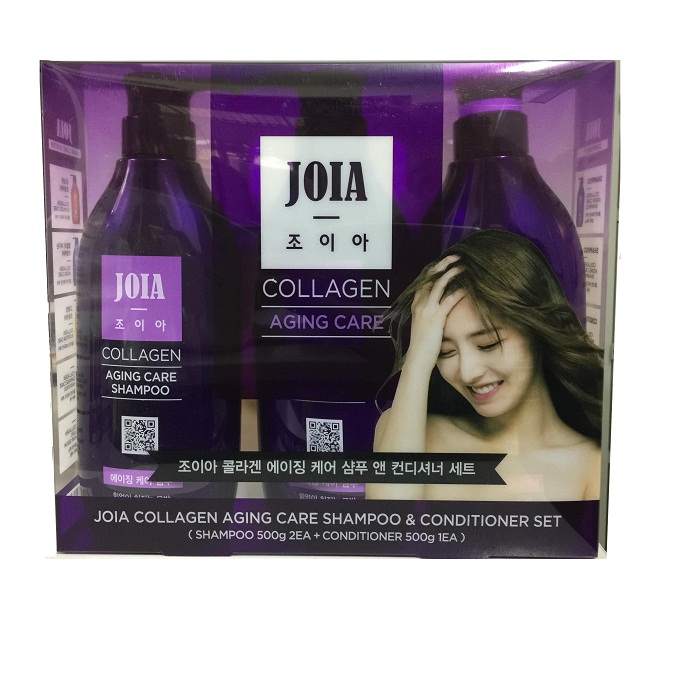 BỘ DẦU GỘI - XẢ JOIA COLLAGEN CHĂM SÓC TÓC LÃO HÓA