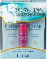 BỘ DẦU GỘI - XẢ CLEAR MÀU XANH