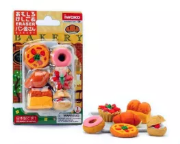 Tẩy Iwako ER-BRI011 vỉ hình bánh mì, hộp sữa