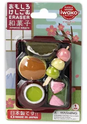 Tẩy Iwako ER-BRI009 vỉ hình trà sữa, bánh ngọt (0266)