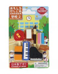 Tẩy Iwako ER-BRI039 vỉ hình đàn, bóng bàn