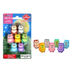 Tẩy Iwako ER-BRI050 vỉ hình chim cú mèo (0026)