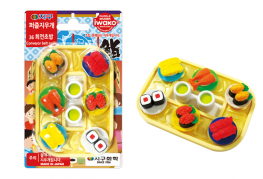 Tẩy Iwako ER-BRI040 vỉ hình trà sữa, đồ ăn (0074)