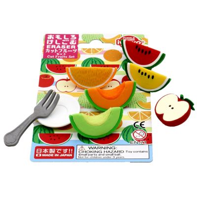 Tẩy Iwako ER-BRI049 vỉ hình d­ưa, táo (0119)