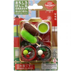 Tẩy Iwako ER-BRI033 vỉ hình chè, kem (0105)