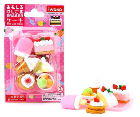 Tẩy Iwako ER-981011 vỉ hình bánh kem ngọt (1011)