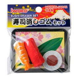 Tẩy Iwako ER-OMO012 ăn món trên khay, shushi (0010)