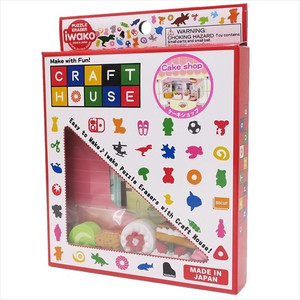Tẩy Iwako ER-KUR004 bộ tẩy hình cửa hàng bánh ngọt (0101)