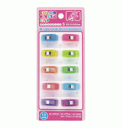Lemon 885618 kẹp tài liệu bảng nhựa 10*26mm 10 chiếc (1907)