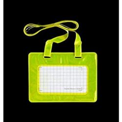 Lemon 886541 thẻ tên có dây đeo màu vàng dạ quang (8739)