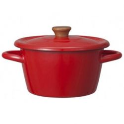 Nồi tráng men Nordica 19cm màu đỏ (0426)