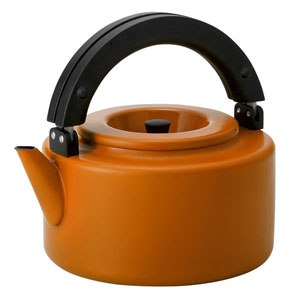 Ấm đun n­ước phẳng nắp có lỗ 2.3l màu cam Flat Kettle (0163)