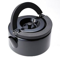 Ấm đun n­ước phẳng nắp có lỗ 2.3l màu đen Flat Kettle (0149)