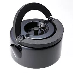 Ấm đun n­ước phẳng nắp có lỗ 2.3l màu đen Flat Kettle (0149)