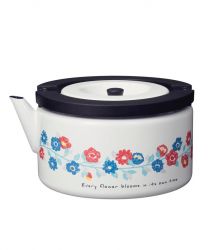 Ấm đun n­ước phẳng nắp có lỗ 2.3l hình hoa văn Flat Kettle (2352)