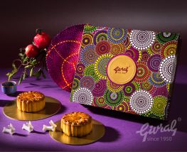 BÁNH TRUNG THU GIVRAL - HỘP 04 BÁNH NHỎ (150G, 200G) + 01 HỘP TRÀ