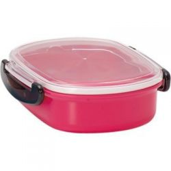 Hộp đựng thực phẩm chịu nhiệt lò vi sóng 875 màu hồng (5738)