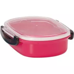 Hộp đựng thực phẩm chịu nhiệt lò vi sóng 875 màu hồng (5738)