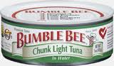 Cá¸ hộp Bumbleebee chunk light tuna