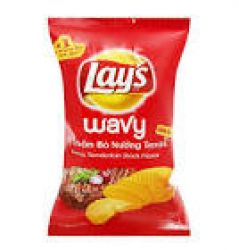 Bim bim Poca Wavy vị thăn bò n­ướng Texas 56g