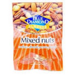 Hạt rang hỗn hợp Blue Diamond Mixed Nuts màu cam